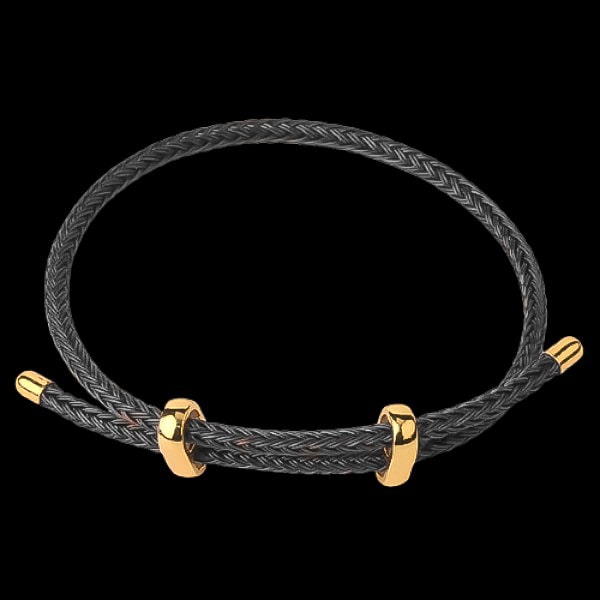 Black Elegant Rope Bracelet | Classy Women Collection