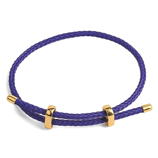 Blue elegant rope bracelet