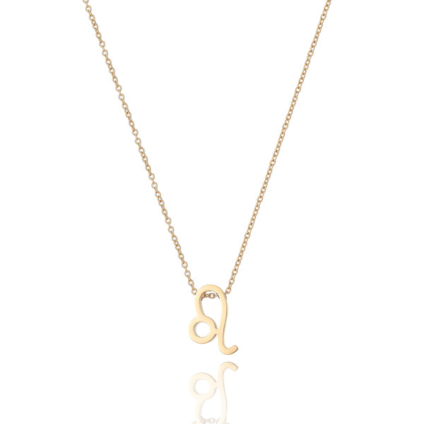 Gold Leo necklace