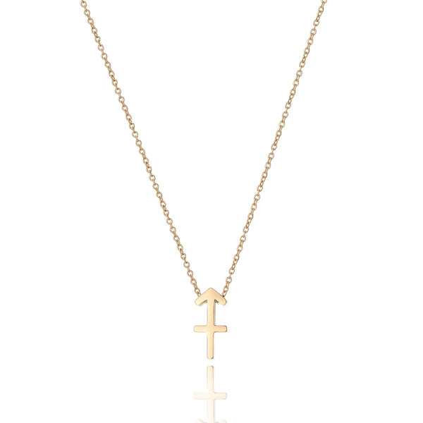 Gold Sagittarius necklace