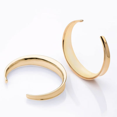 Gold classic cuff bracelet