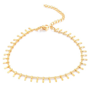 Gold Lucky Charm Anklet | Classy Women Collection