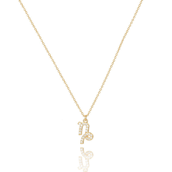 Gold vermeil Capricorn necklace