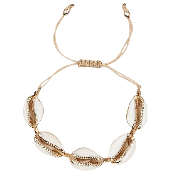 2023 Trendy Cowrie Shell Link Boho Bracelets For Women Delicate Gold Color,  Easy To Match Handmade Jewelry From Quinbamuel, $5.9 | DHgate.Com