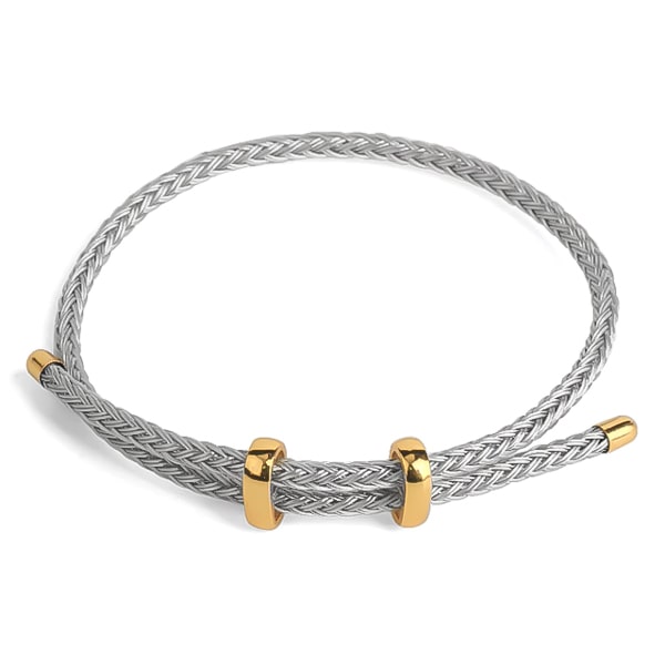 Grey elegant rope bracelet