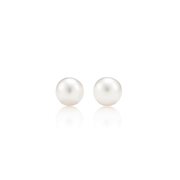Mini pearl stud earrings