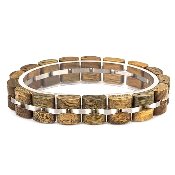 Natural walnut wood bracelet