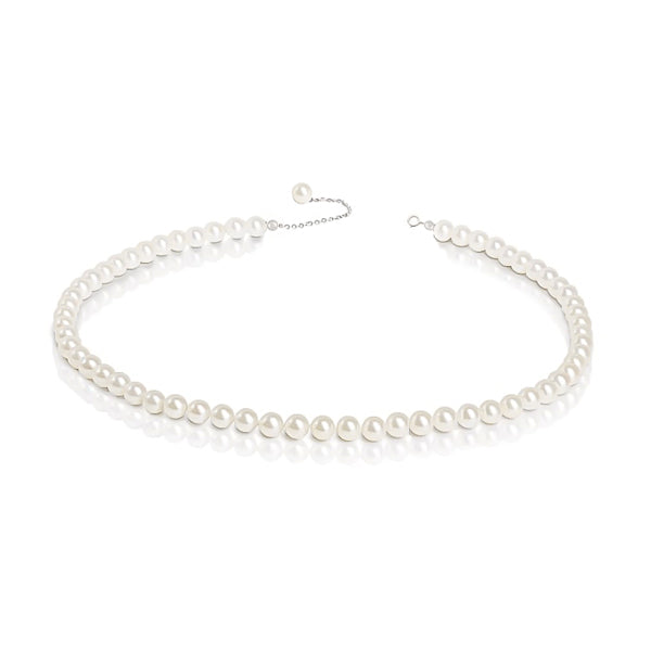 4mm pearl choker necklace