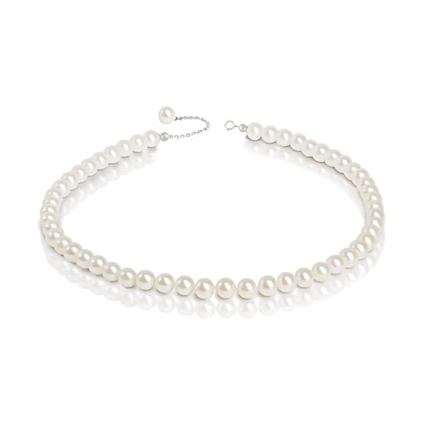 6mm pearl choker necklace