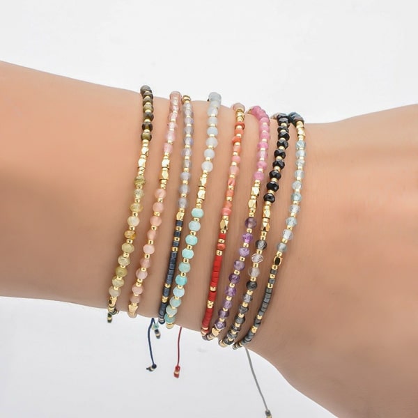 Rainbow Seed Bead Bracelet – Charming Shark Retail
