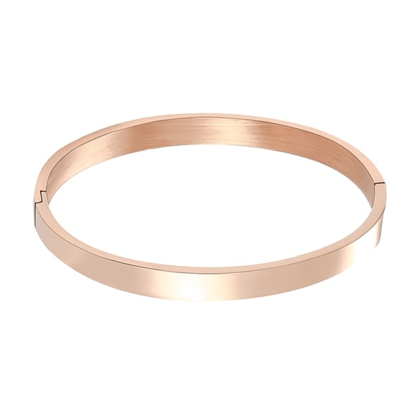 6mm rose gold bangle bracelet