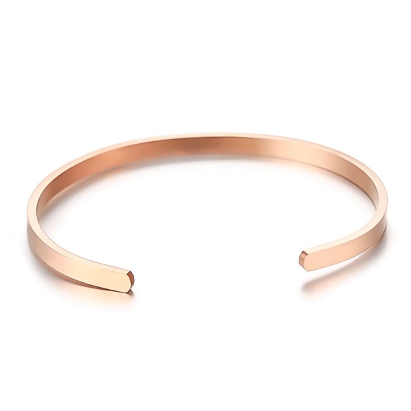 Rose Gold Cuff Bracelet  Classy Women Collection