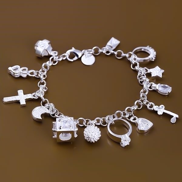 Buy Silver Butterfly Charms Bracelet Online - Accessorize India