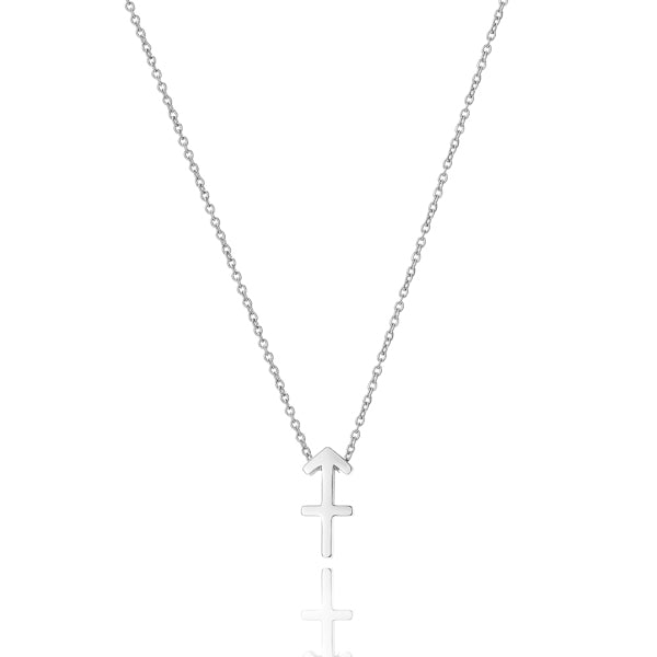 Silver Sagittarius necklace