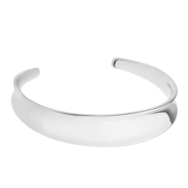 Silver classic cuff bracelet