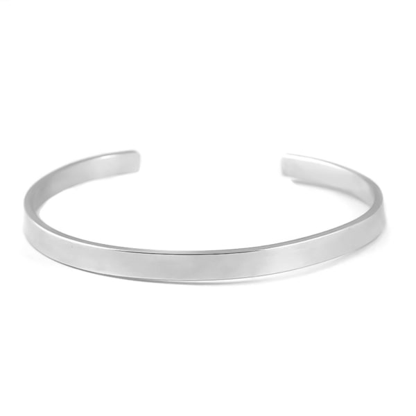 Silver cuff bracelet
