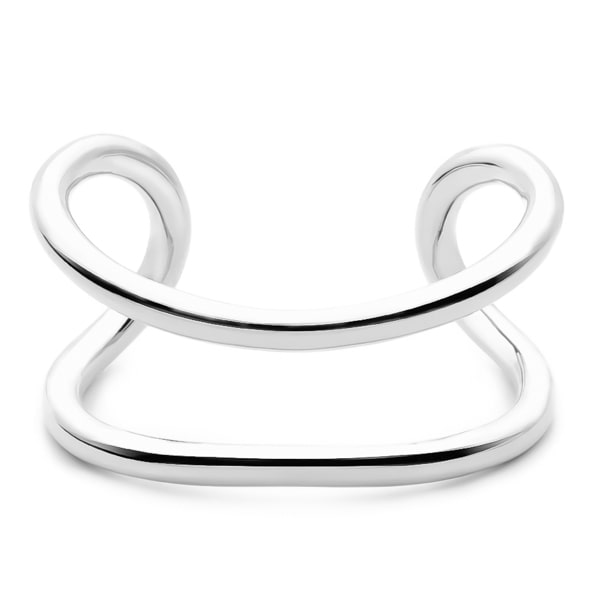 Silver divine cuff bracelet