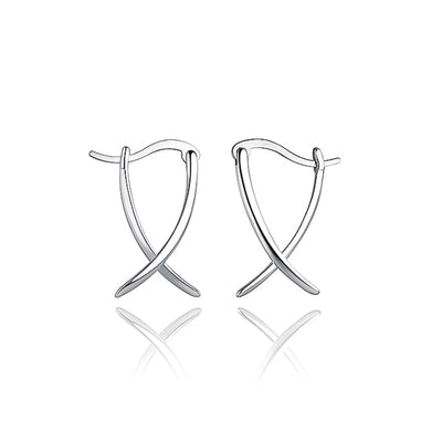 Silver Eternal Love Earrings