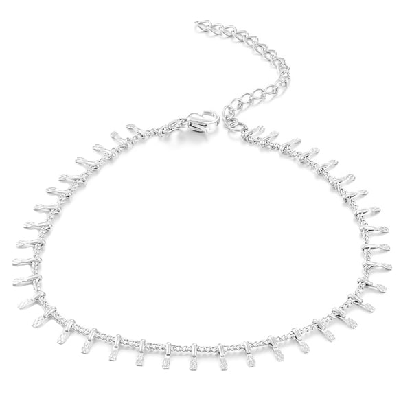 Silver Lucky Charm Anklet | Classy Women Collection