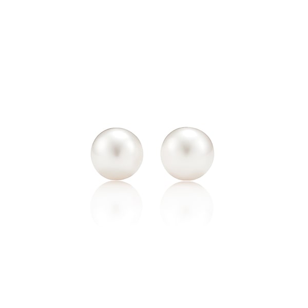 Small pearl stud earrings