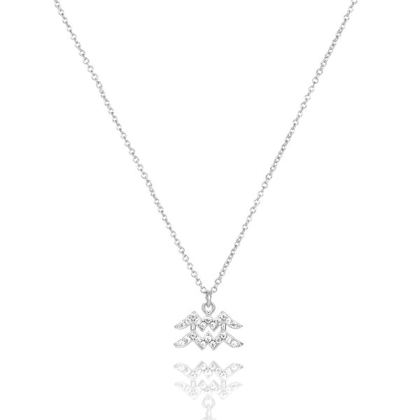 Sterling silver Aquarius necklace