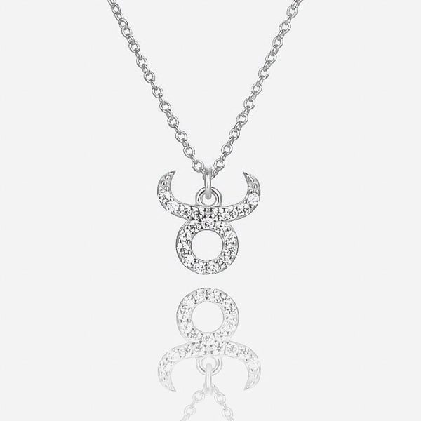 Silver Taurus Necklace | Classy Women Collection