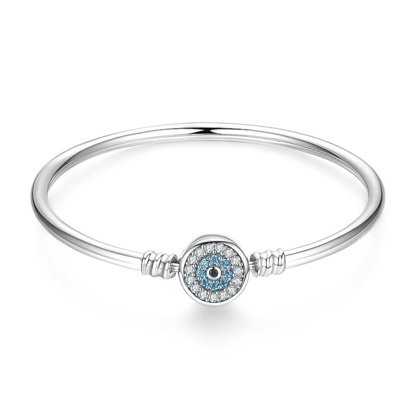 Coastal Elegance: Diamond Turquoise Bracelet - S925 Sterling Silver