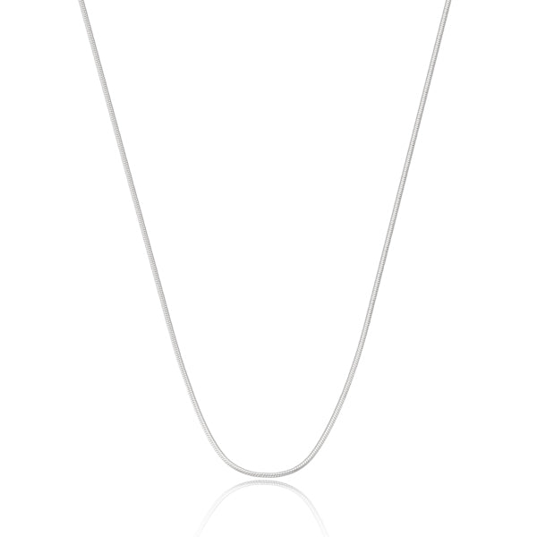 Sterling silver snake chain necklace