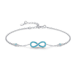 Turquoise Infinity Bracelet Classy Women Collection