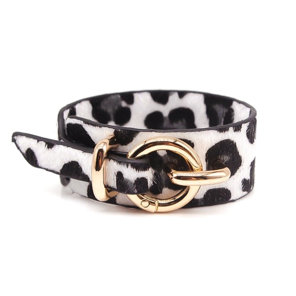White snow leopard bracelet