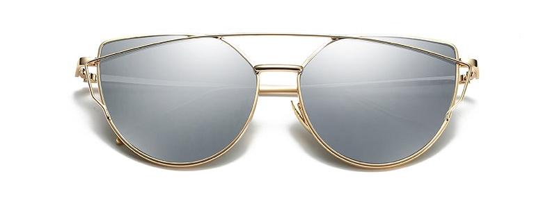 Classy Women Silver Cat Eye Sunglasses | sunglasses - Classy Women Collection