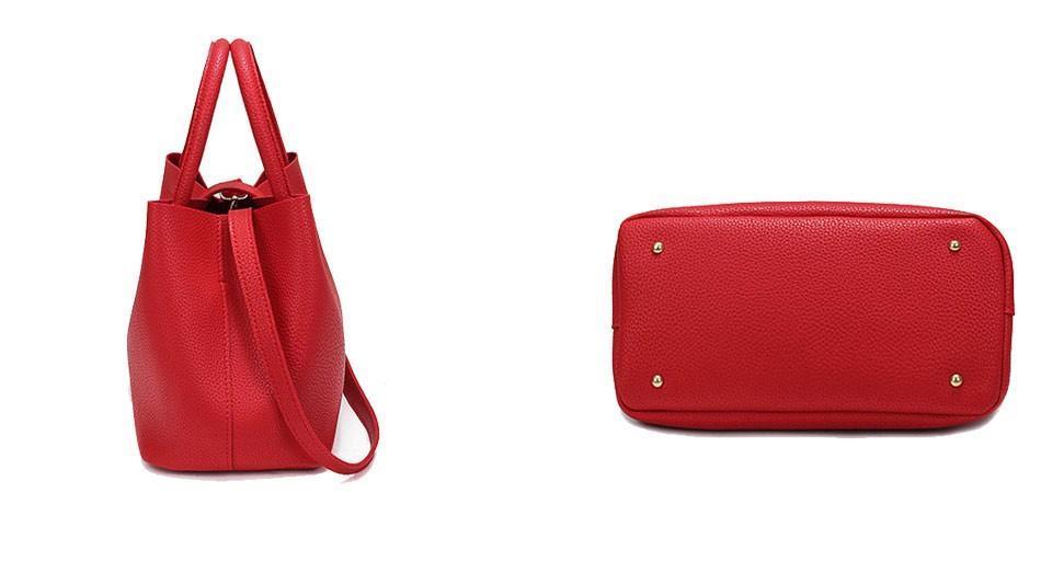 Classy Women Red Strap Tote Handbag | Handbag - Classy Women Collection
