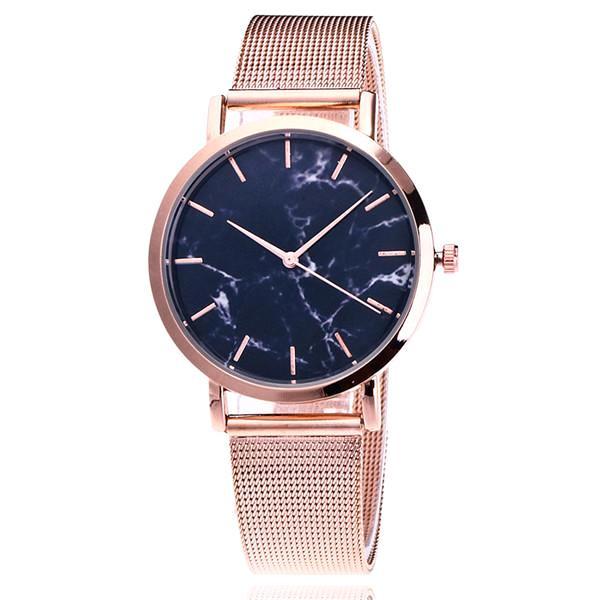 Classy Women Simple Marble Watch Rose Gold | watches - Classy Women Collection
