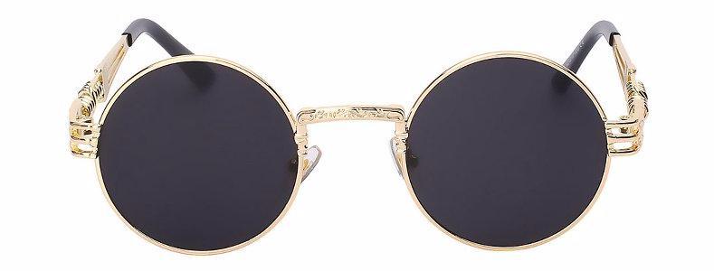 Classy Women Round Black Sunglasses | sunglasses - Classy Women Collection