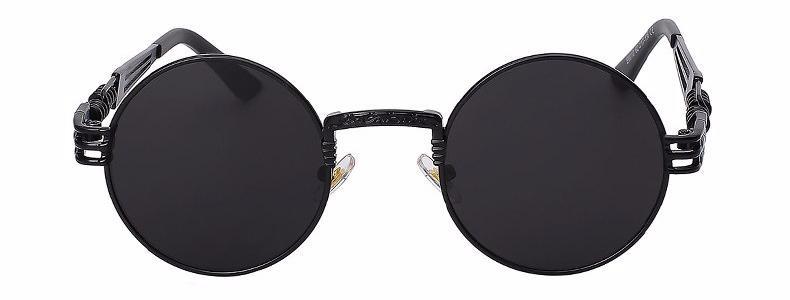 Classy Women Round Black Sunglasses | sunglasses - Classy Women Collection