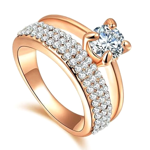 Classy Women Double CZ Ring | Ring - Classy Women Collection