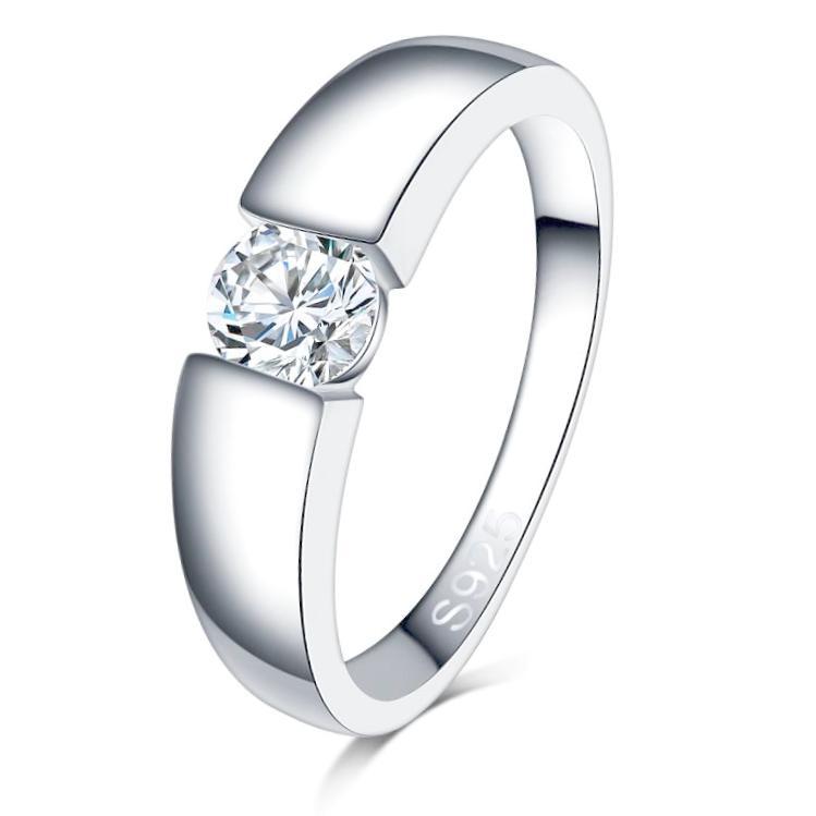 Classy Women 0.5ct 925 Silver Ring | Ring - Classy Women Collection