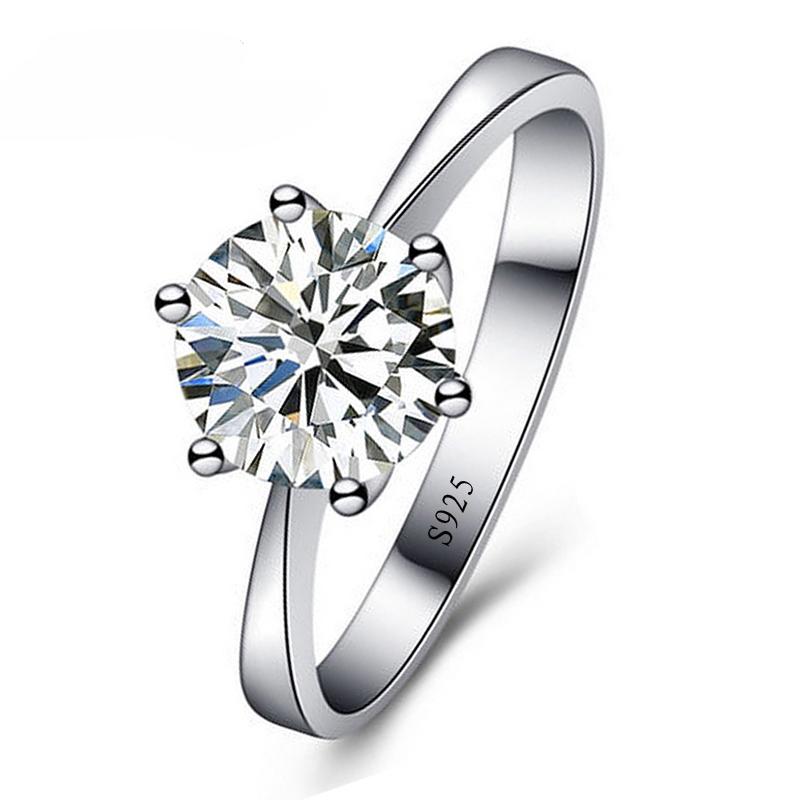 1.3 Carat 925 Sterling Silver Ring