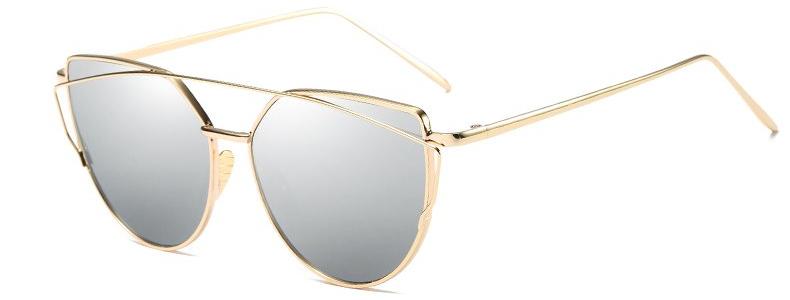 Classy Women Silver Cat Eye Sunglasses | sunglasses - Classy Women Collection