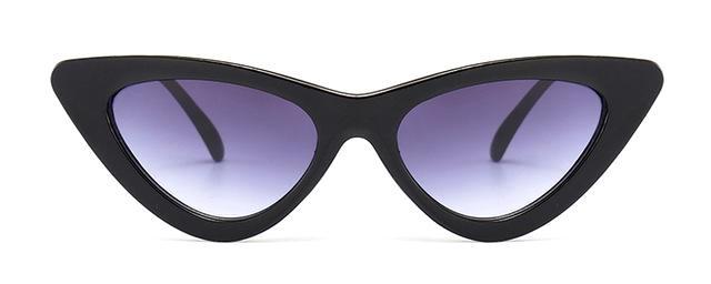 Eyegla Womens Cat Eye Sunglasses Bulk Party Favors Glasses Retro Vintage Clout Goggles Plastic Frame 10 Pack, Black Cateye Sung