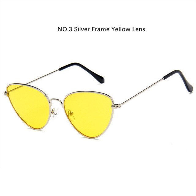 Classy Women 70's Triangle Sunglasses