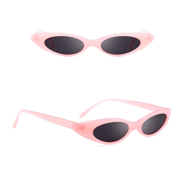 Demanding Small Cat Eye White Sunglasses For Girls & Women