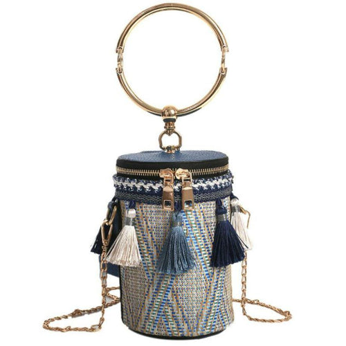 Classy Women Tassel Ring Handle Bag - 3 Colors | Handbag - Classy Women Collection