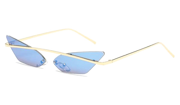 Women's Rimless Cat Eye Sunglasses