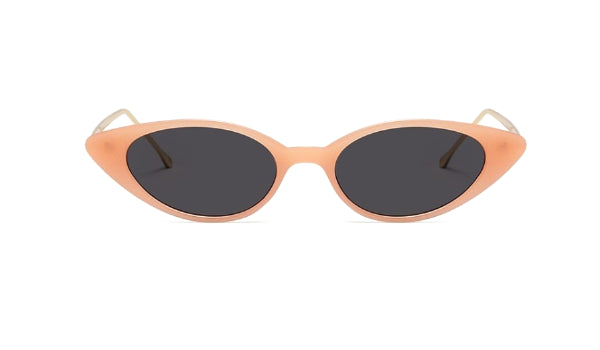 Classy Women Peach/Gold Cat Eye Sunglasses | sunglasses - Classy Women Collection